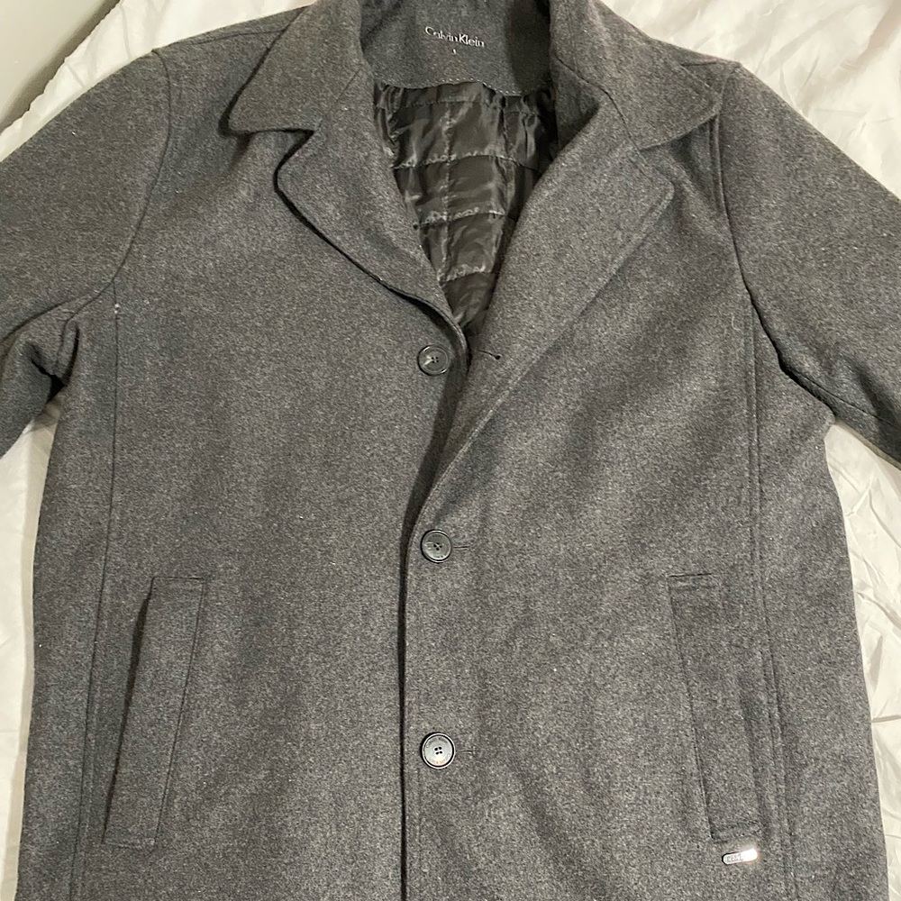 Calvin Klein Wool Peacoat
